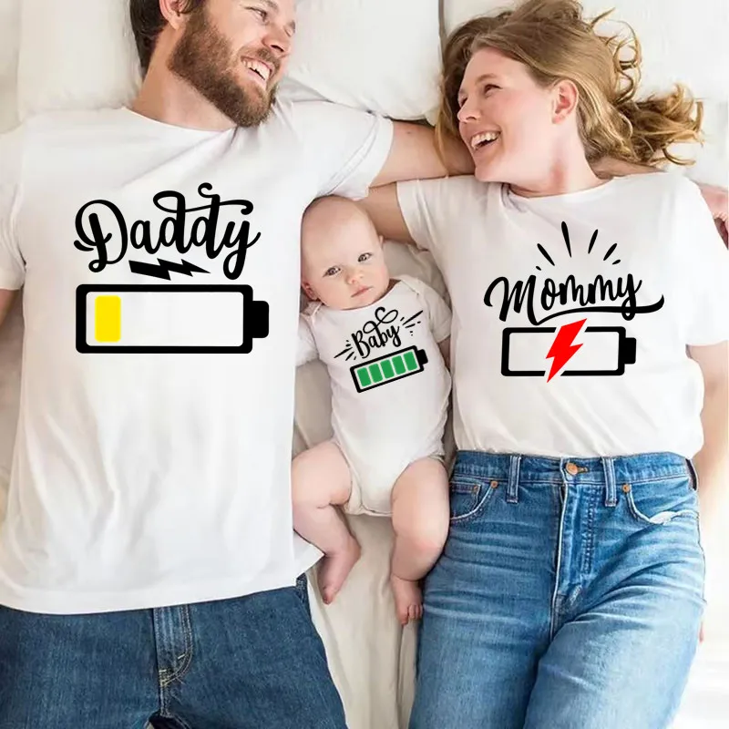 Plant Parent Shirt - Funny Matching Family Battery T Shirts