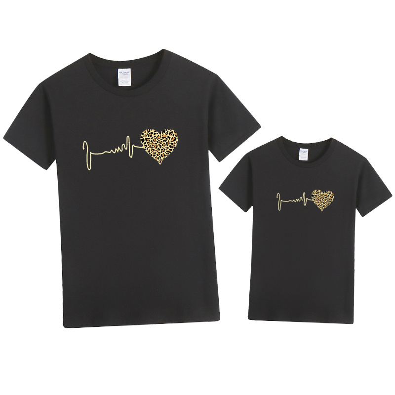 Leopard Heart Family T-shirt M - Plant Parent Shirt review and price